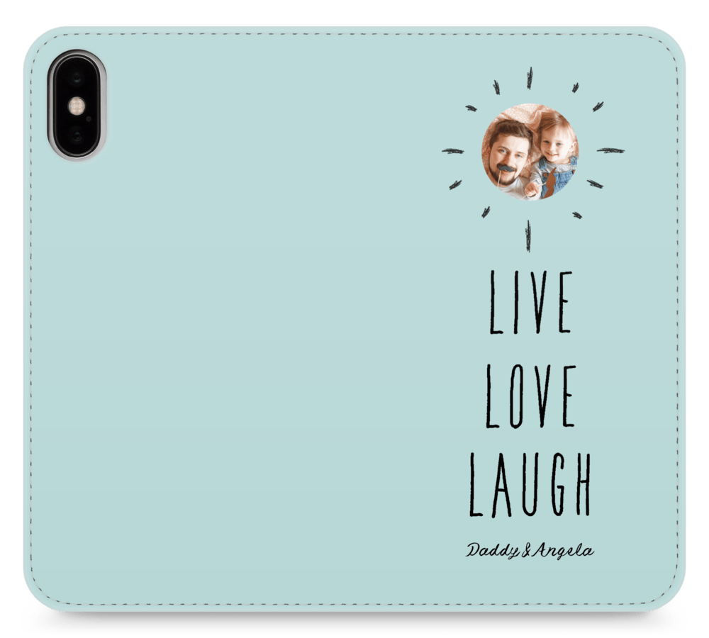 Love Life Laugh Black