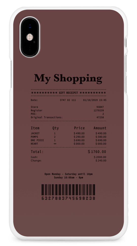 Receipt Brown